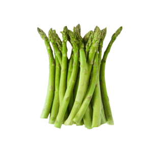 Fresh green asparagus, bunch