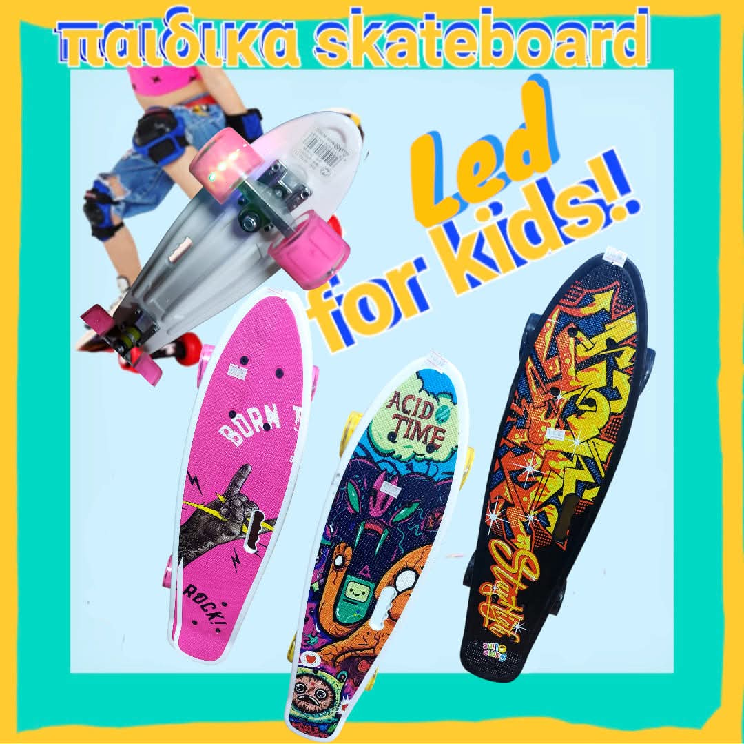 Colorful Skateboard for kids random colour