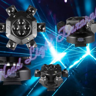 Moving Head DJ Lights 6-Arm Lamp with Remote Control 150w RGBW 4in1