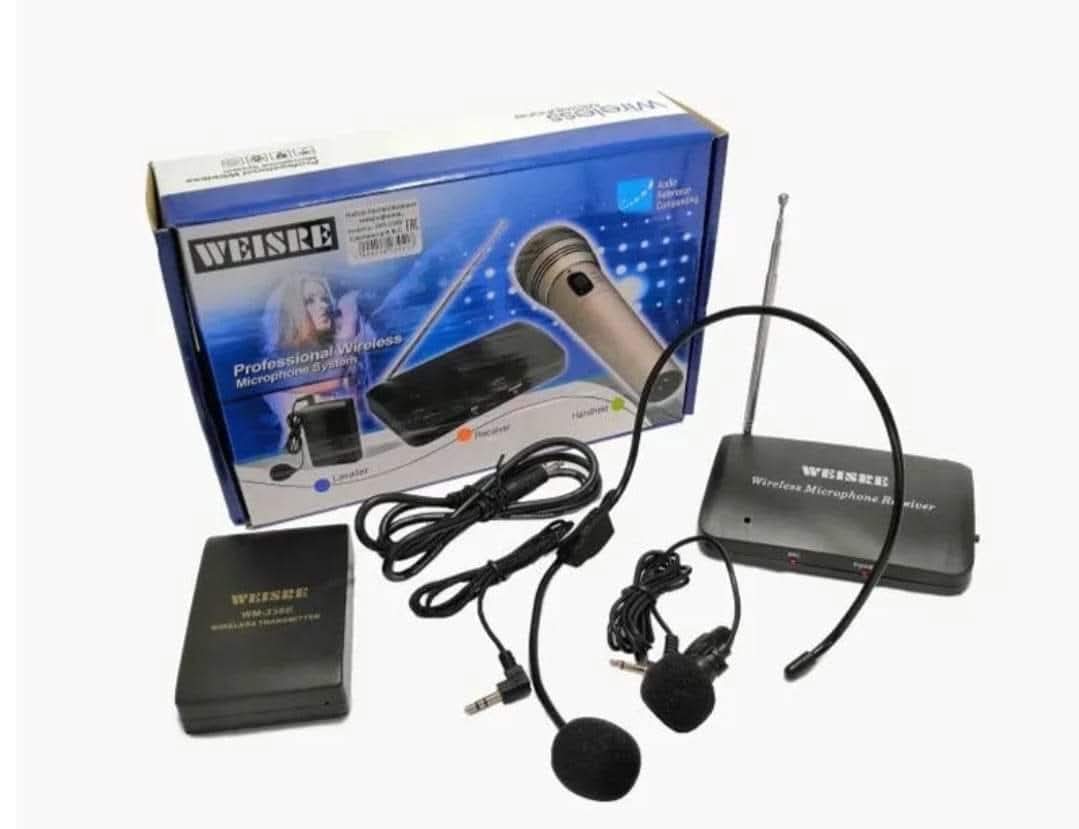 Weisre Σετ Ασύρματο Μικρόφωνο Πέτου, Clip On Δημοσιογραφικό