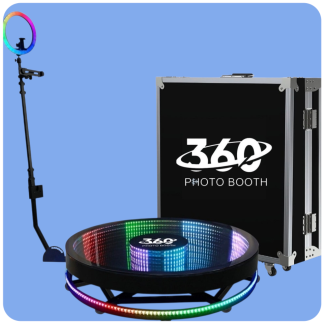 360 Photo Booth PRO Prop Φωτογράφισης για Studio 100cm Automatic Infinity Mirror