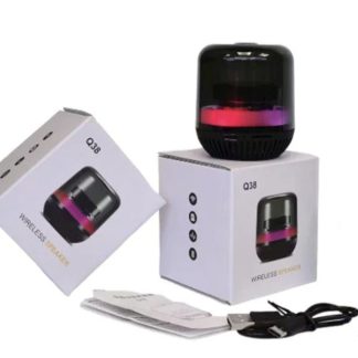 Mini επαναφορτιζόμενο LED RGB Φορητό Ηχείο Bluetooth