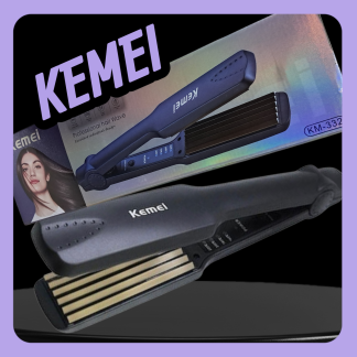 KM-332 Πρέσα Μαλλιών με Κεραμικές Πλάκες