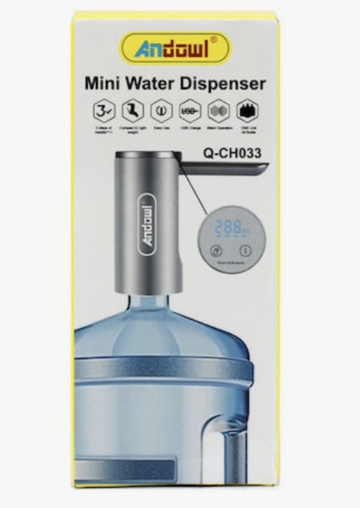 Andowl Αντλία Νερού Κουζίνας Qch033 Μπαταρίας από Πλαστικό