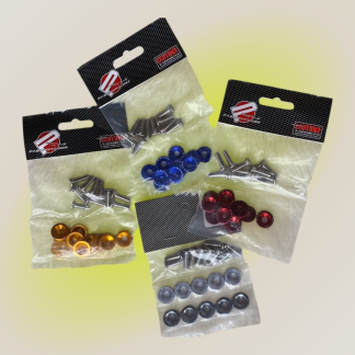 Σετ Βιδες Αλουμινιου Ροδέλα Φτερού/Κινητήρα x10