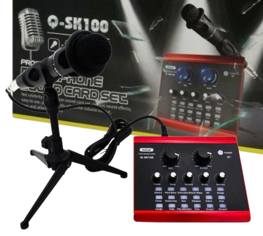 Andowl Q-SK100 Q-SK100 Εξωτερική Επαγγελματική Κάρτα Ήχου ...