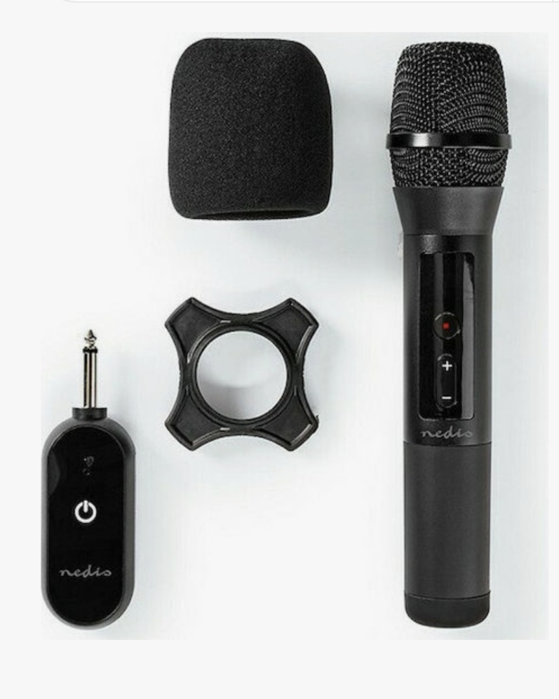 Σετ Ασύρματο Δυναμικό Μικρόφωνο Χειρός για Φωνητικά